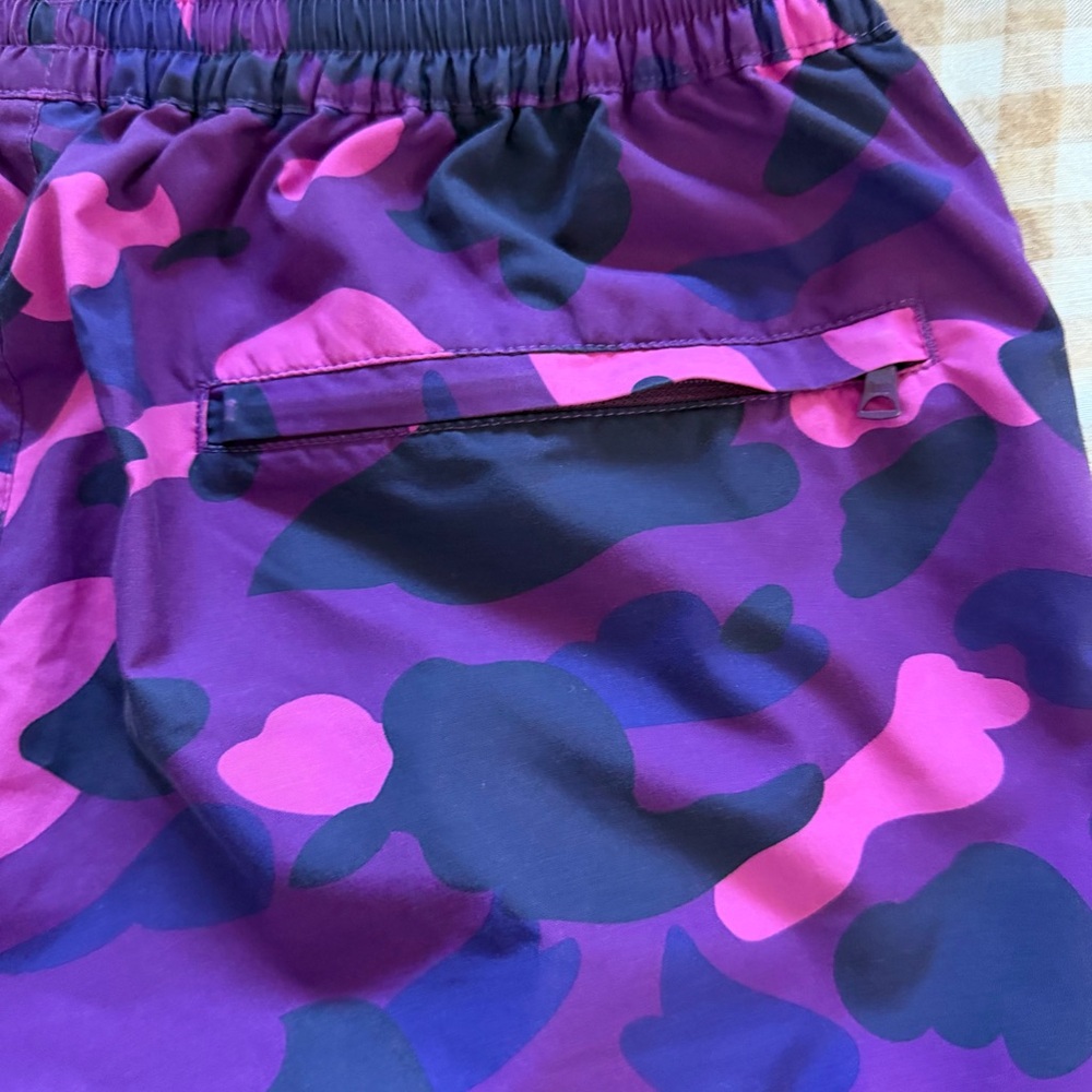 BAPE Purple Camouflage Joggers - Picture 6 of 9